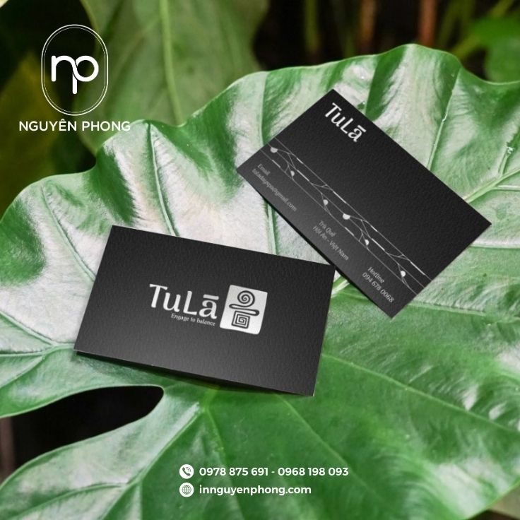Mẫu logo thẩm mỹ viện in trên card visit